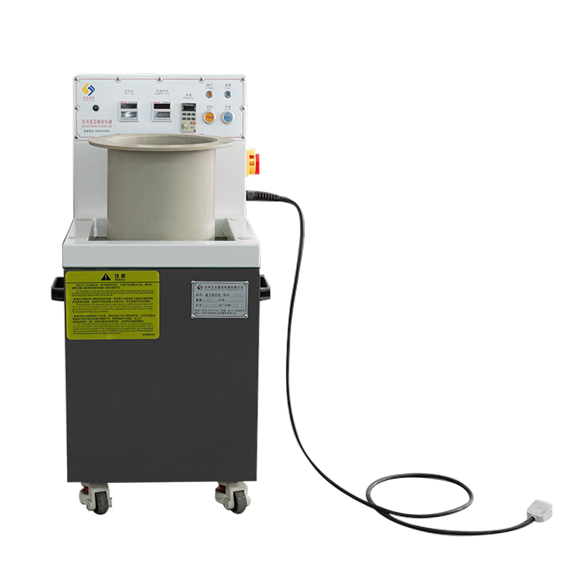 Presný magnetický odhrotovací stroj na leštenie SY8080 laboratórnej kvality/malých dávok