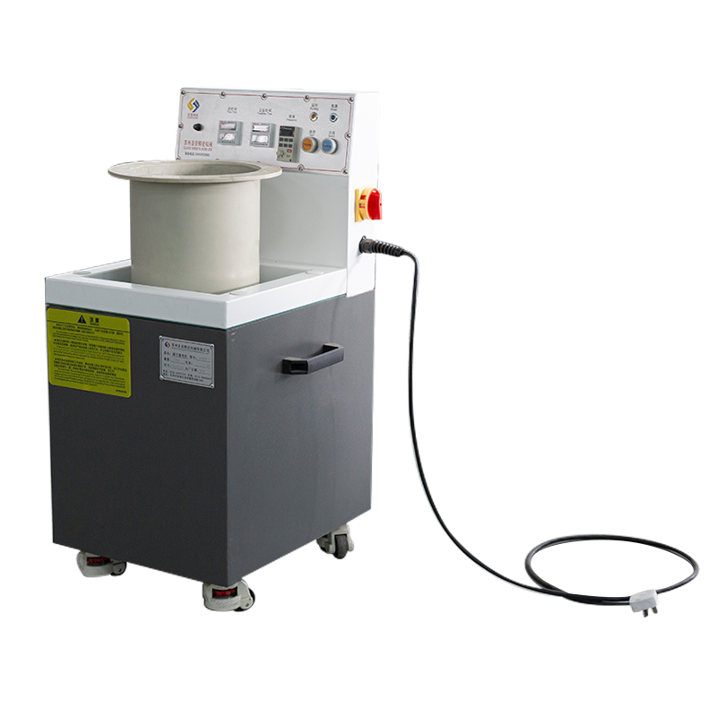 Presný magnetický odhrotovací stroj na leštenie SY8080 laboratórnej kvality/malých dávok