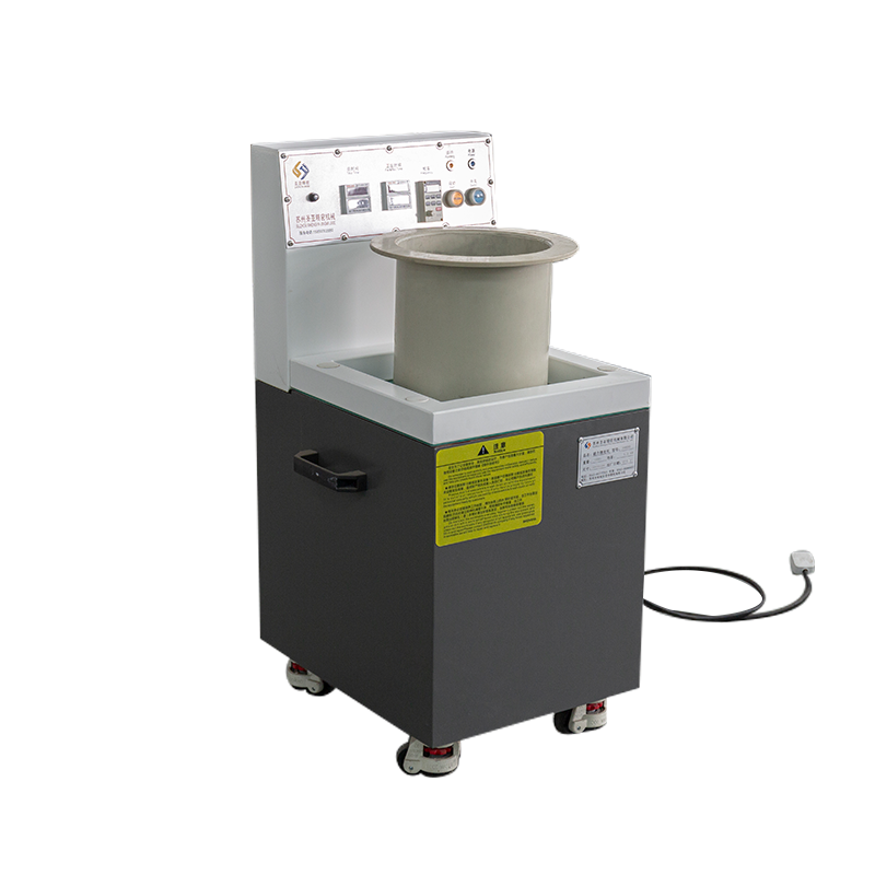 Presný magnetický odhrotovací stroj na leštenie SY8080 laboratórnej kvality/malých dávok